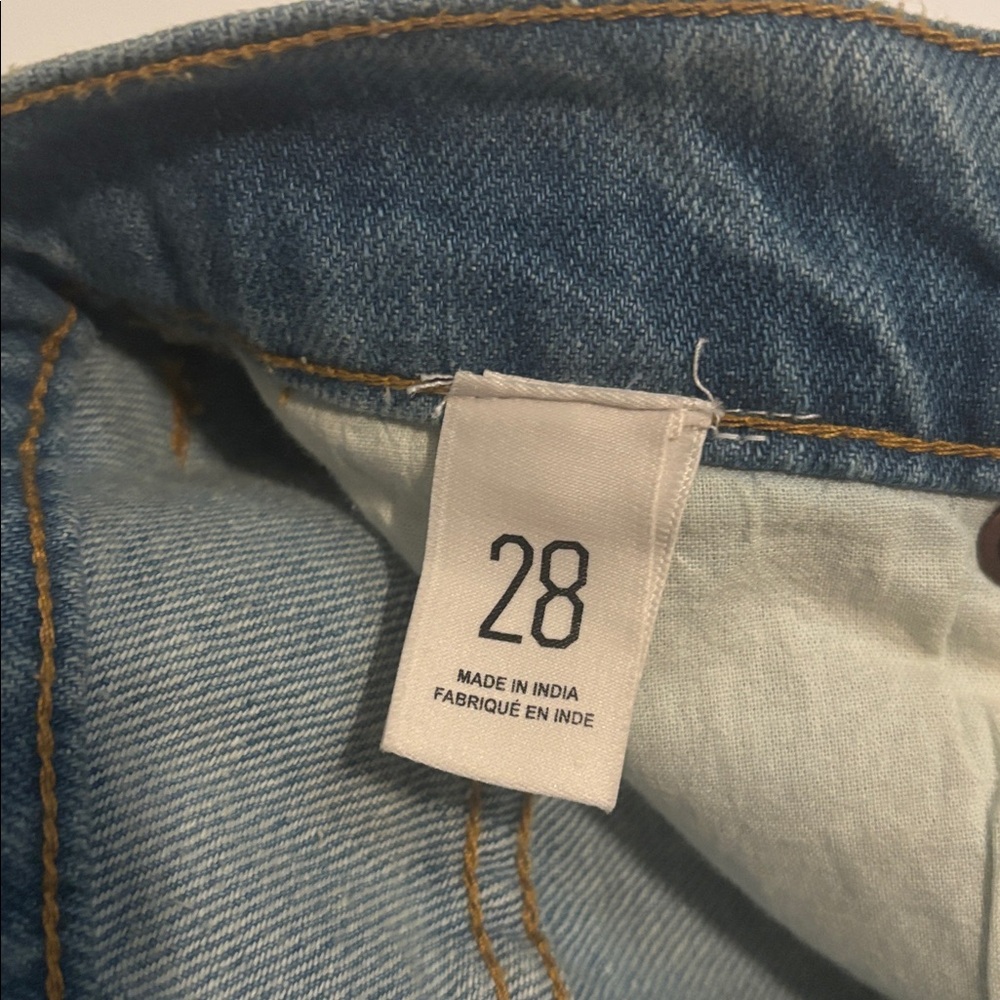 Women’s Urban Outfitters floral Blue Patchwork Jeans Sz 28 - Picture 7 of 11